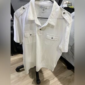 Kenneth Cole White Men's Shirt